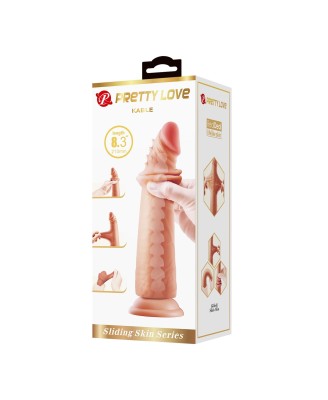 PRETTY LOVE - KABLE 21cm - Realistyczne Dildo - Ciemno Cieliste