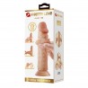 PRETTY LOVE - QUENTIN 7.2"(184mm)  Sliding Skin Series TPR, Suction base Bendable