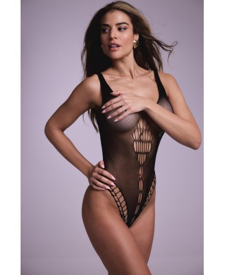 Stretch Fishnetbody Amorelie- black