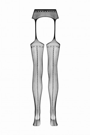 Suspender pantyhose Tula - Black