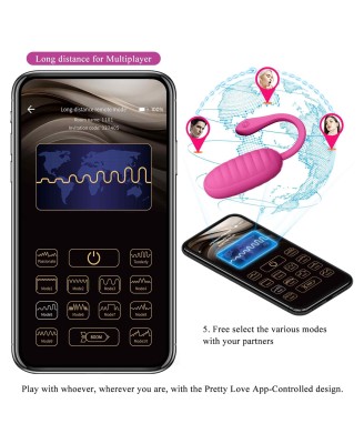 PRETTY LOVE -Kirk - Jajeczko Wibrujące na Aplikacje Telefonu