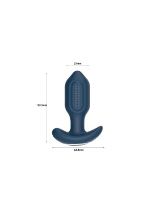 Victoria - Vibrating Anal Plug,  remote control