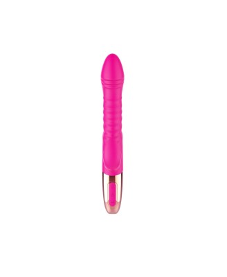 Wibrator - Rechargeable Thrusting Vibrator USB 10 Functions - Heating