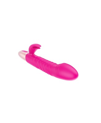 Wibrator - Rechargeable Thrusting Vibrator USB 10 Functions - Heating