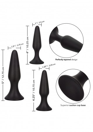 COLT Silicone Anal Trainer Kit Black