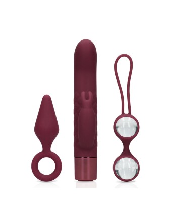 (S)explore - Toy Kit for Her - Ciemny Czerwony - Zestaw Prezentowy