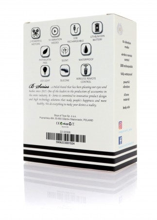 B-Series Magic - Wibrujący Pierścień na Penisa na pilota