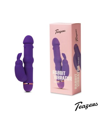 Teazers Silicone Rabbit - Fioletowy Wibrator Króliczek