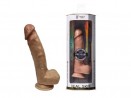 SD. Premium Real Skin Model 1 (20 cm) - Cieliste Dildo