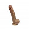 SD. Premium Real Skin Model 1 (20 cm) - Cieliste Dildo