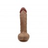 SD. Premium Real Skin Model 1 (20 cm) - Cieliste Dildo