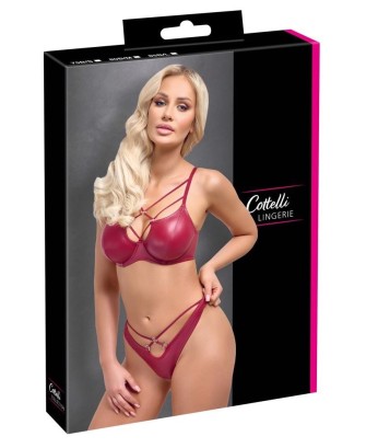 Bra Set Komplet Czerwony - 75B/S