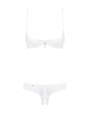 Obsessive - Alabastra zestaw 2-częściowy Biały S/M