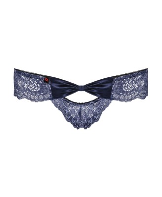 Auroria Koronkowe Figi Niebieskie L/XL - Obsessive
