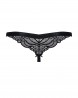 828-THC-1 stringi otwarte S/M - Czarne - Obsessive