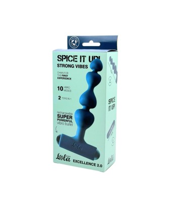 Anal Chain with Rechargeable Bullet Spice it Up Excellence 2.0