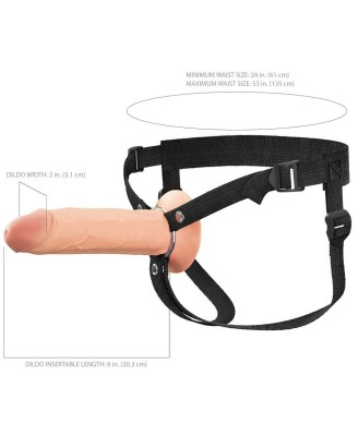 FXTE8" Hollow Strap-On Light