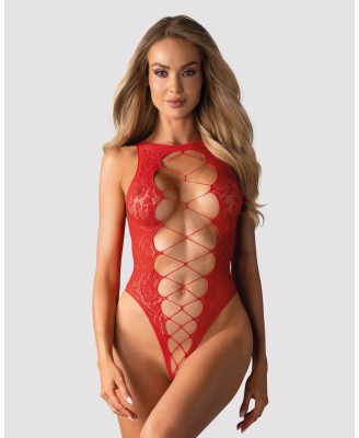 B120 body czerwone S/M/L - Obsessive