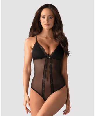841-TED-1 body  S/M - Obsessive - Czarny