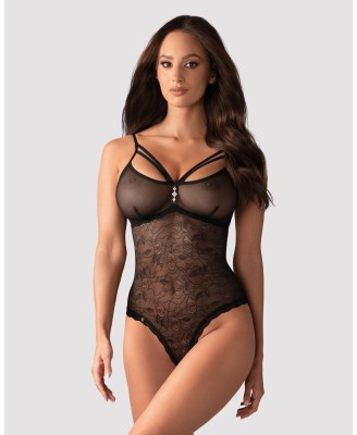 818-TED-1 body S/M - Obsessive - Czarne