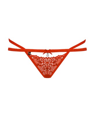 838-THO-3 stringi L/XL - Czerwone - Obsessive