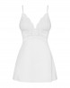 Obsessive - 810-BAB-2 babydoll i stringi biała L/XL