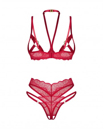 Cupide Desir komplet 2-częściowy otwarty  L/XL