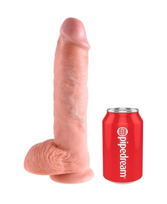 KING COCK 10 INCH COCK WITH BALLS LIGHT