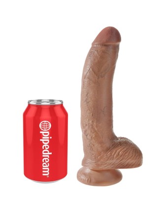 KING COCK 9 INCH COCK WITH BALLS TAN