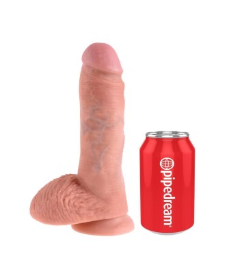 KING COCK 8 INCH COCK WITH BALLS LIGHT