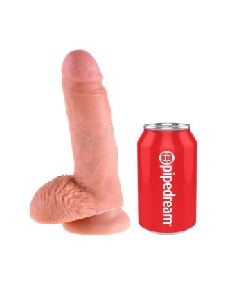KING COCK 7 INCH COCK WITH BALLS LIGHT