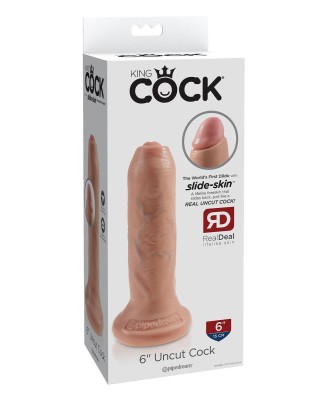 KING COCK 6 INCH UNCUT LIGHT
