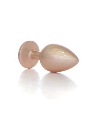 Plug-Jewellery Pearl Gold PLUG- Clear L