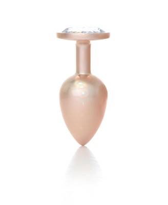 Plug-Jewellery Pearl Gold PLUG- Clear L