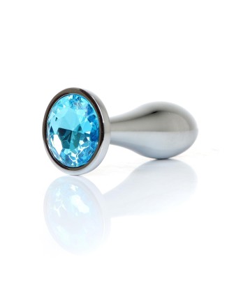 Plug-Jewellery Silver PLUG- Light Blue L