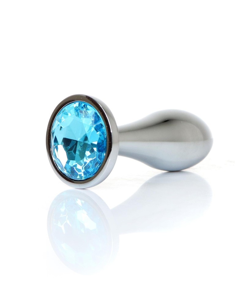 Plug-Jewellery Silver PLUG- Light Blue L