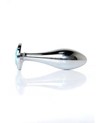 Plug-Jewellery Silver PLUG- Light Blue L