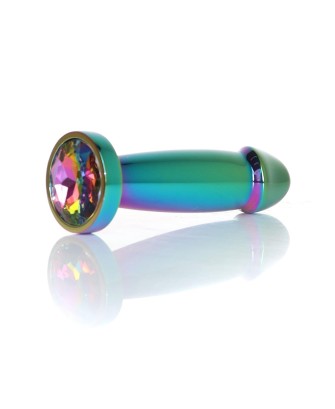 Plug-Jewellery Multicolour Penis PLUG- Clear S