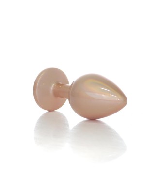 Plug-Jewellery Pearl Gold PLUG- Clear M
