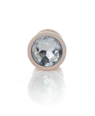 Plug-Jewellery Pearl Gold PLUG- Clear M