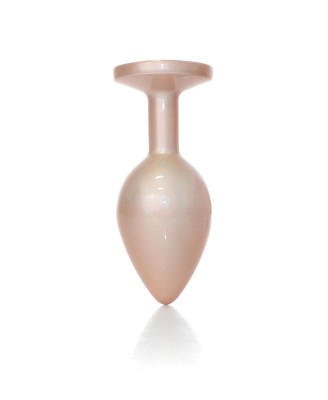 Plug-Jewellery Pearl Gold PLUG- Clear M