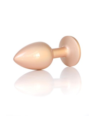 Plug-Jewellery Pearl Gold PLUG- Clear S