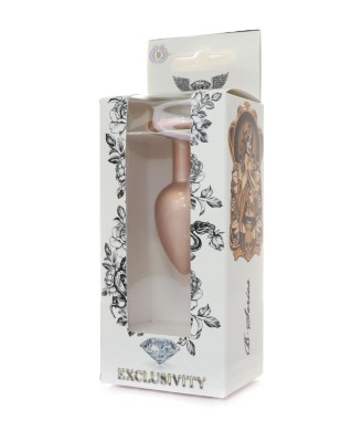 Plug-Jewellery Pearl Gold PLUG- Clear S