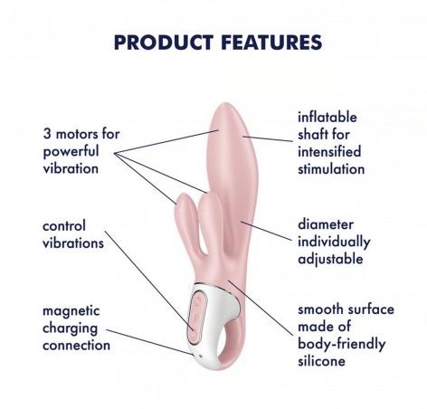 Air Pump Bunny 3 rose