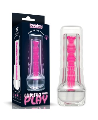 8.5'' Lumino Play Masturbator - Świecący w Ciemności - Różowy