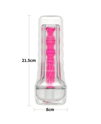 8.5'' Lumino Play Masturbator - Świecący w Ciemności - Różowy