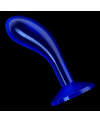 6.0'' Flawless Clear Prostate Plug - Korek Punktu P - Niebieski