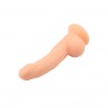 Navigato - Flesh - Cieliste Dildo z Jądrami 22 cm