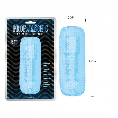 Palm Stroker No.5 - Blue - Niebieski Masturbator Rękaw