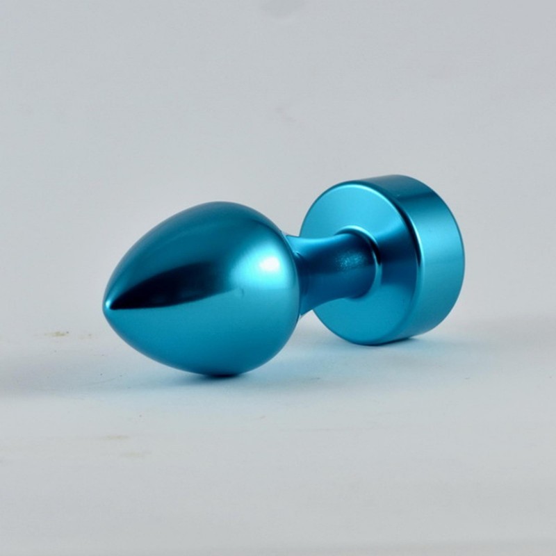 Aluminium Anal plug - Niebieski Korek Analny